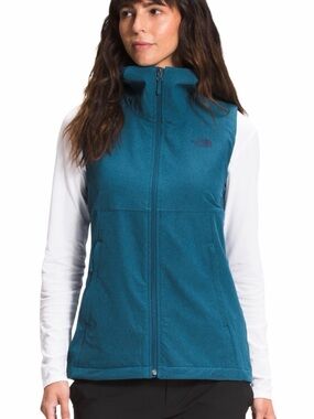 The North Face Teal Full-Zip Women's Fleece Vest